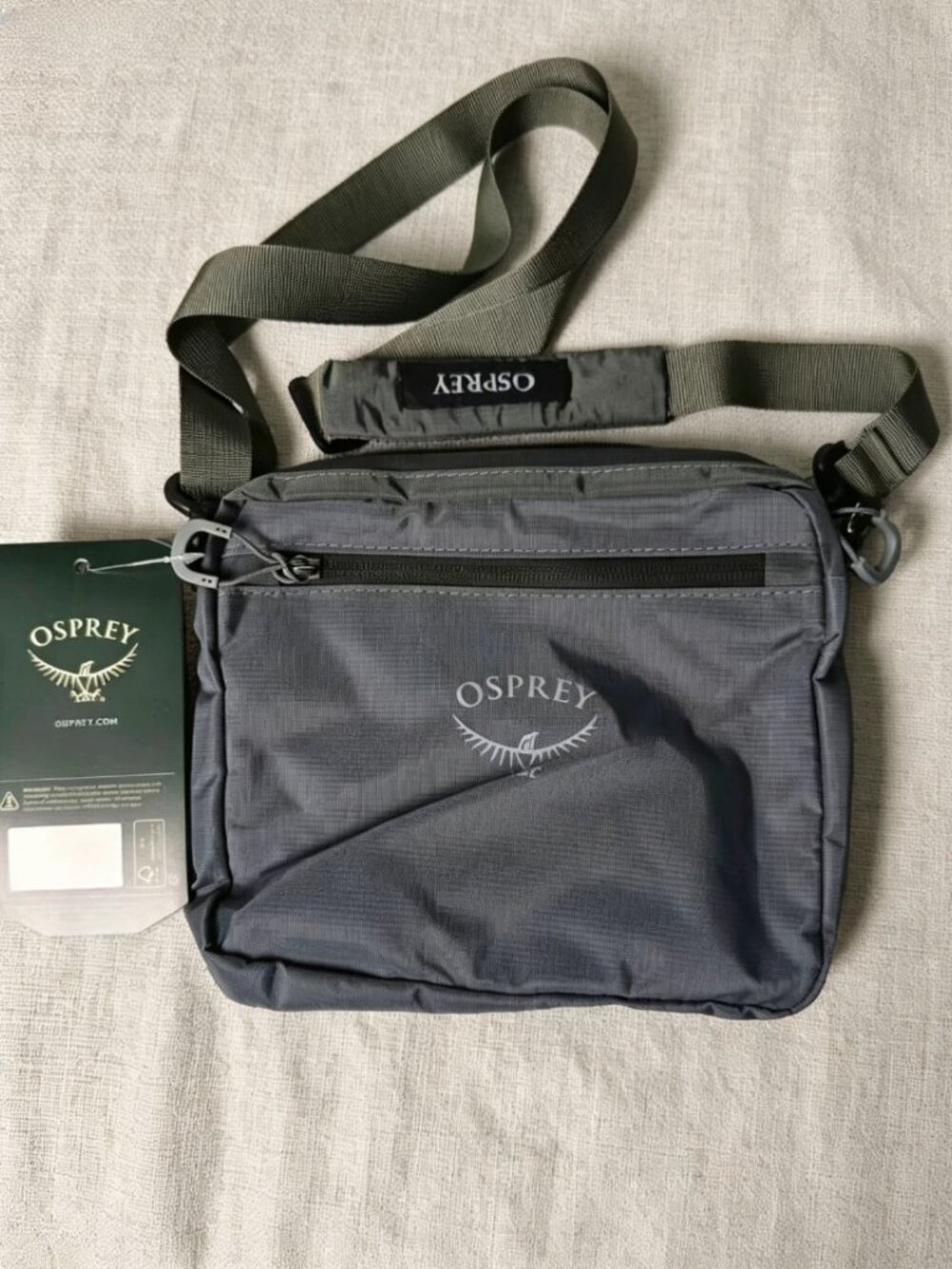 Osprey Gray Sling Crossbody Bag